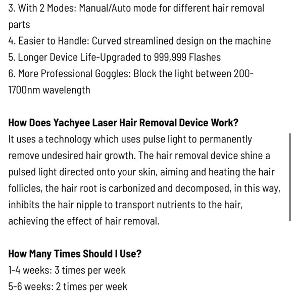 Yachyee beautiful ice ipl hair removal system - Picture 7 of 12